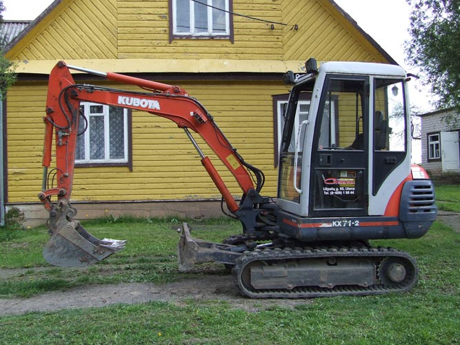 Mini ekskavatorius Kubota KX 71-2