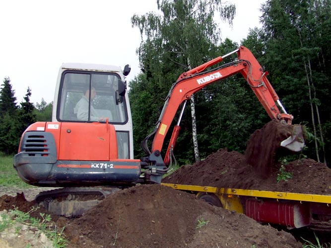 Žemės pakrovimo darbai